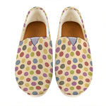 Knitting Yarn Pattern Print Casual Shoes