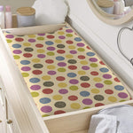 Knitting Yarn Pattern Print Changing Pad Cover