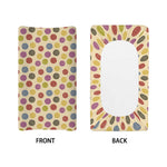 Knitting Yarn Pattern Print Changing Pad Cover