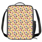 Knitting Yarn Pattern Print Crossbody Lunch Bag