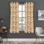 Knitting Yarn Pattern Print Curtain