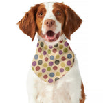 Knitting Yarn Pattern Print Dog Bandana