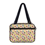 Knitting Yarn Pattern Print Double Strap Bible Bag