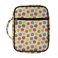 Knitting Yarn Pattern Print Front Pocket Bible Bag