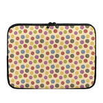 Knitting Yarn Pattern Print Laptop Sleeve