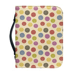 Knitting Yarn Pattern Print Leather Bible Cover