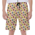 Knitting Yarn Pattern Print Men's Beach Shorts