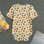 Knitting Yarn Pattern Print Men's Bodysuit