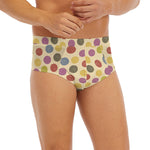 Knitting Yarn Pattern Print Men's Briefs