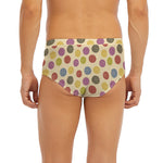 Knitting Yarn Pattern Print Men's Briefs