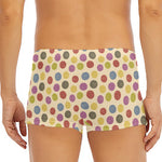 Knitting Yarn Pattern Print Men's Short Boxer Briefs