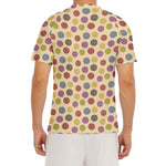 Knitting Yarn Pattern Print Men's Short Sleeve Rash Guard