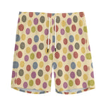Knitting Yarn Pattern Print Men's Sports Shorts