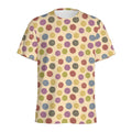 Knitting Yarn Pattern Print Men's Athletic T-Shirt