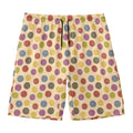 Knitting Yarn Pattern Print Men's Swim Trunks