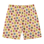 Knitting Yarn Pattern Print Men's Swim Trunks