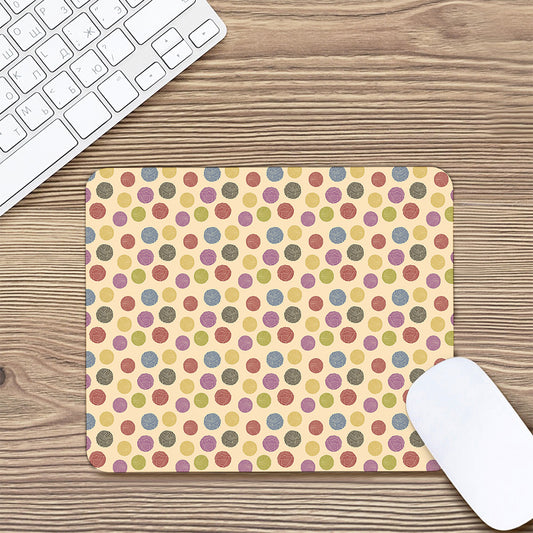 Knitting Yarn Pattern Print Mouse Pad