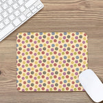 Knitting Yarn Pattern Print Mouse Pad