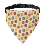 Knitting Yarn Pattern Print Over The Collar Dog Bandana