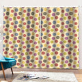 Knitting Yarn Pattern Print Pencil Pleat Curtains