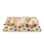 Knitting Yarn Pattern Print Pet Cooling Mat Cover