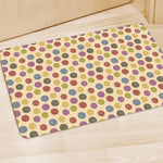 Knitting Yarn Pattern Print Polyester Doormat