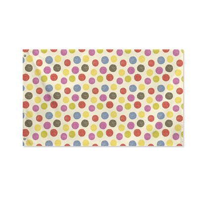 Knitting Yarn Pattern Print Polyester Flag
