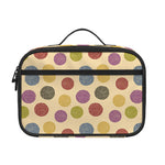 Knitting Yarn Pattern Print Portable Lunch Bag