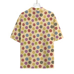 Knitting Yarn Pattern Print Rayon Hawaiian Shirt