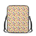 Knitting Yarn Pattern Print Rectangular Crossbody Bag
