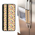 Knitting Yarn Pattern Print Refrigerator Handle Covers