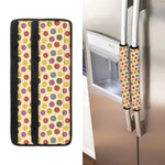 Knitting Yarn Pattern Print Refrigerator Handle Covers