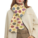 Knitting Yarn Pattern Print Scarf