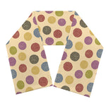 Knitting Yarn Pattern Print Scarf