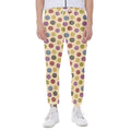 Knitting Yarn Pattern Print Joggers