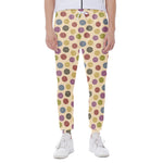 Knitting Yarn Pattern Print Scuba Joggers