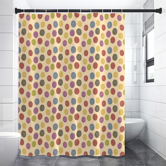 Knitting Yarn Pattern Print Shower Curtain