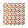 Knitting Yarn Pattern Print Silk Bandana