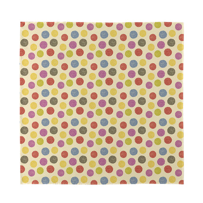 Knitting Yarn Pattern Print Silk Bandana