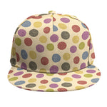 Knitting Yarn Pattern Print Snapback Cap