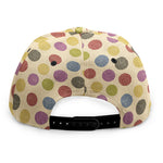 Knitting Yarn Pattern Print Snapback Cap