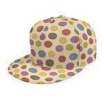 Knitting Yarn Pattern Print Snapback Cap