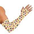 Knitting Yarn Pattern Print Sun Protection Arm Sleeves