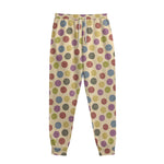 Knitting Yarn Pattern Print Sweatpants