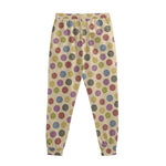 Knitting Yarn Pattern Print Sweatpants