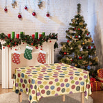 Knitting Yarn Pattern Print Tablecloth