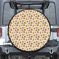 Knitting Yarn Pattern Print Tire Cover