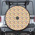 Knitting Yarn Pattern Print Tire Cover With Camera Hole