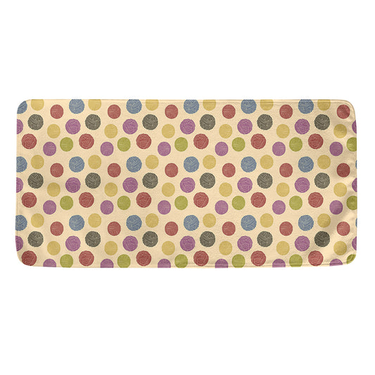 Knitting Yarn Pattern Print Towel