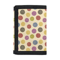 Knitting Yarn Pattern Print Trifold Wallet